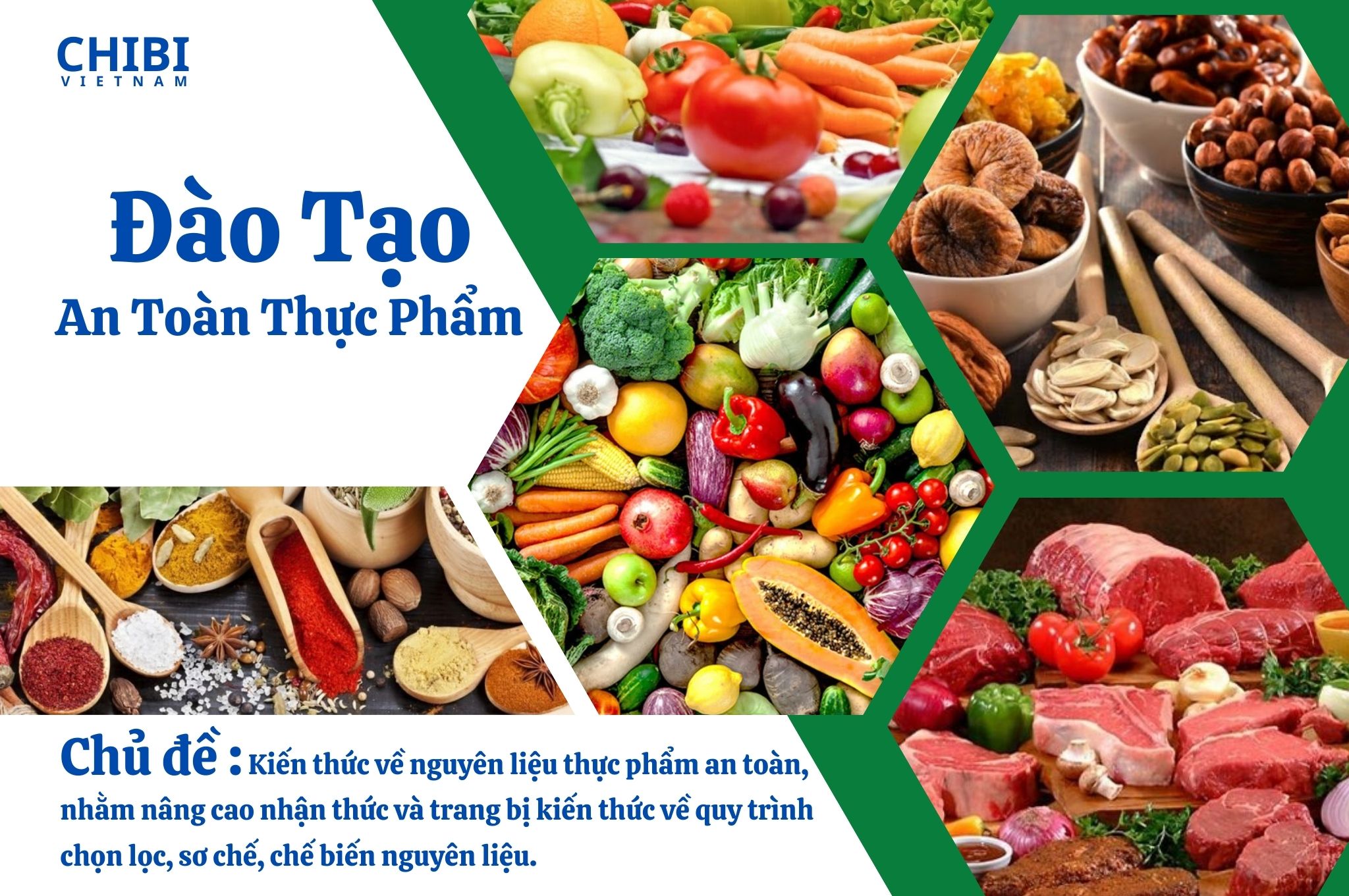 Đào Tạo Chuyên Sâu Về ATTP – Chủ Đề Nguyên Liệu Thực Phẩm An Toàn